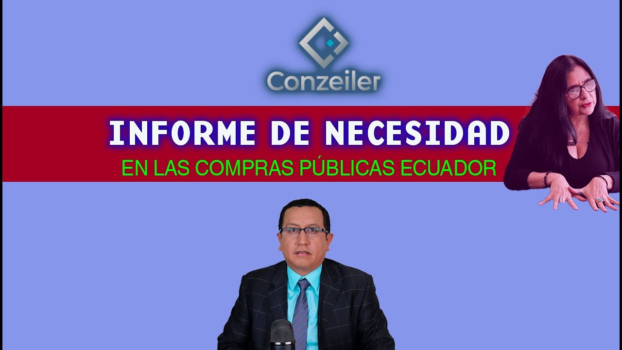 Informe de necesidad en las compras p&uacute;blicas