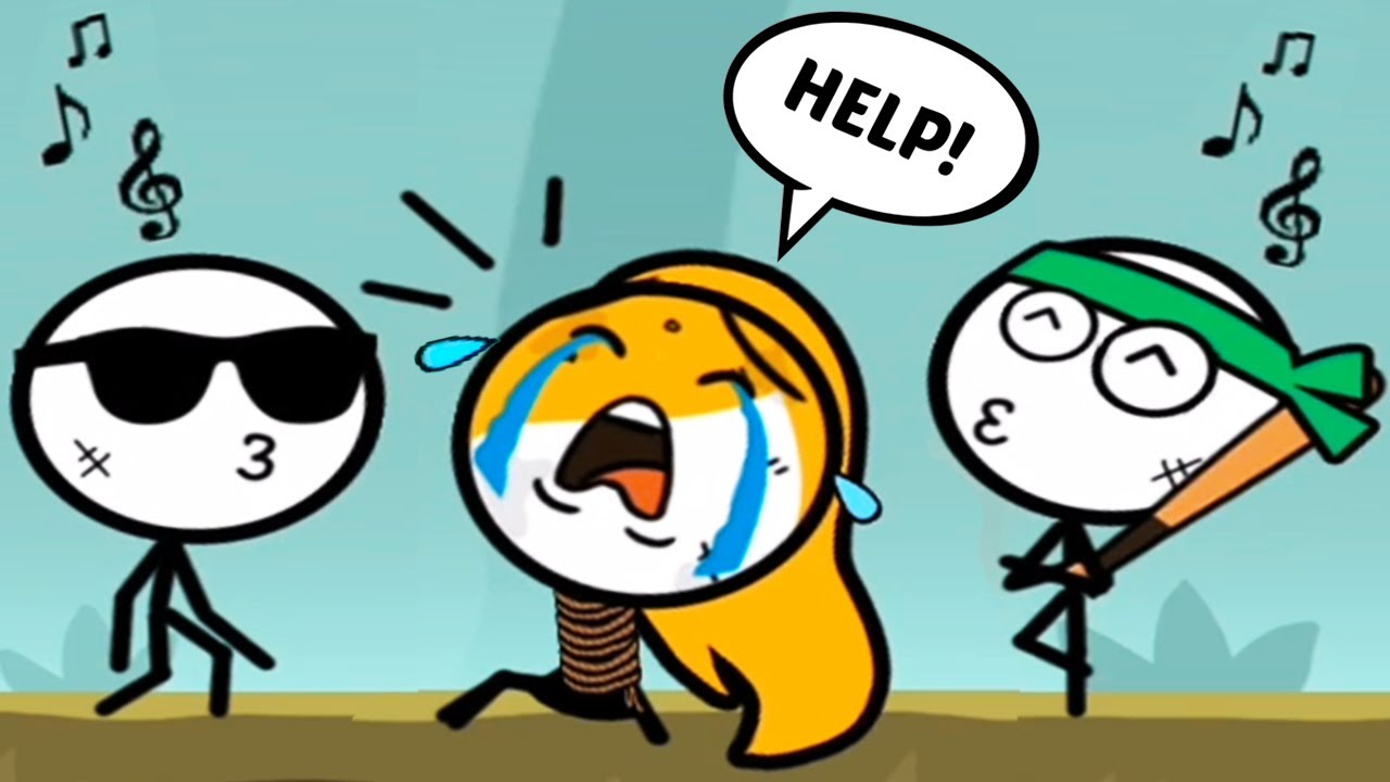 Save Her(WEEGOON) Gameplay Walkthrough - All Levels 1-40 Solution - Funny Stickman Brain Puzzle Game