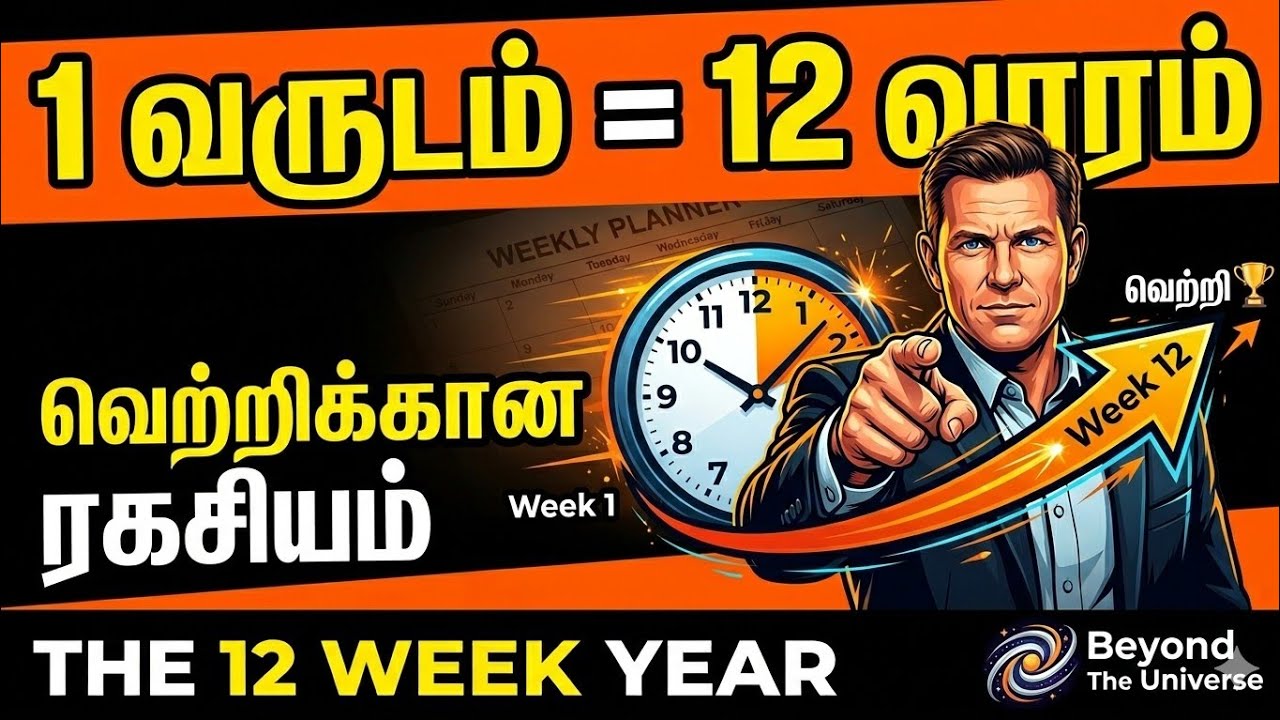 12 Week Year Secret 🔥 | 1 வருட வெற்றியை 12 வாரத்தில் அடையும் முறை | Brian Moran Strategy