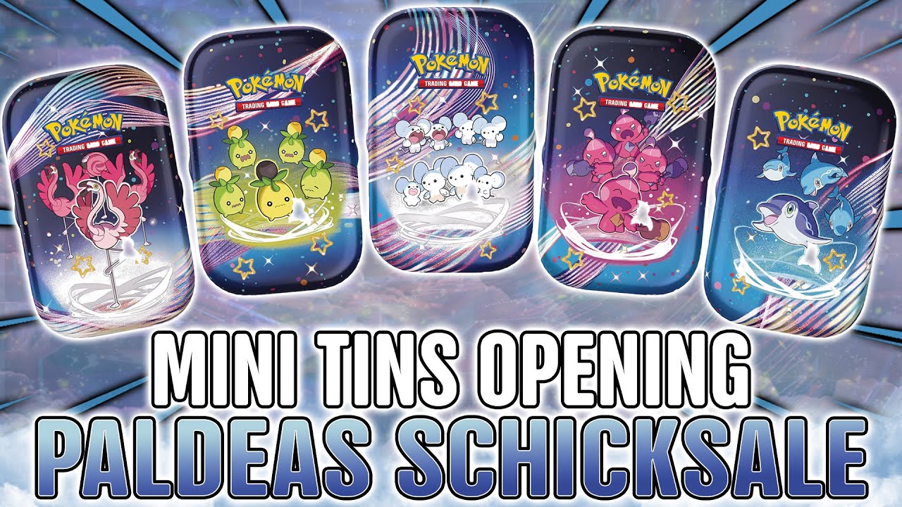 Die neuen MINI TINS sind da 😍 | Paldeas Schicksale Opening deutsch 4K