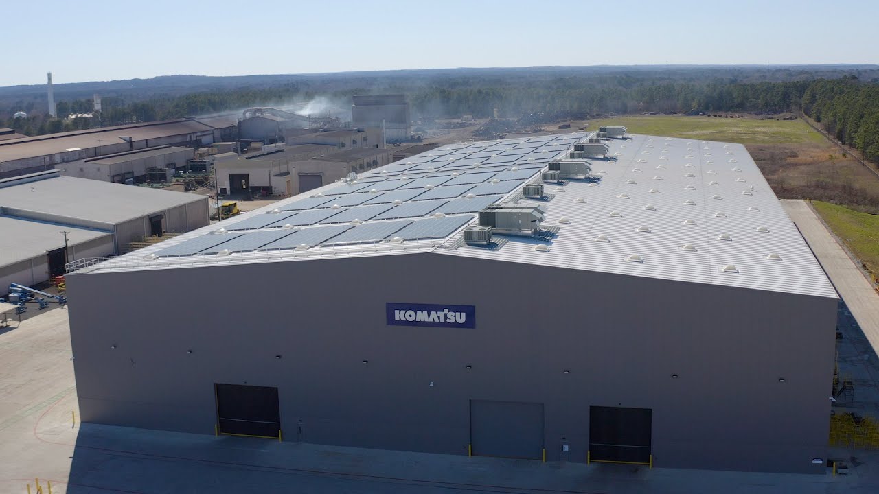 Komatsu’s Longview, TX campus invests in a sustainable future