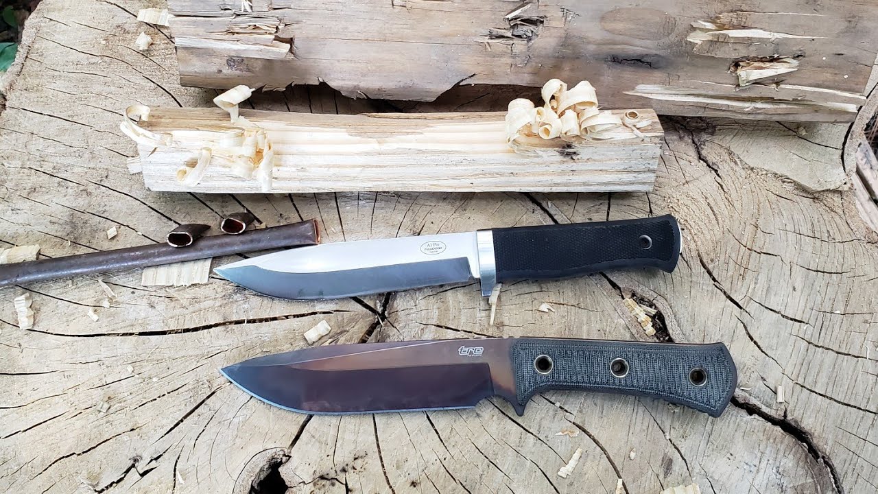 TRC Apocalypse vs Fallkniven A1 pro.