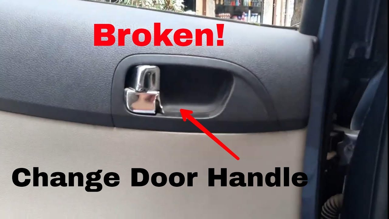 How to change Car broken door handle | i20 Magna interior door handle change