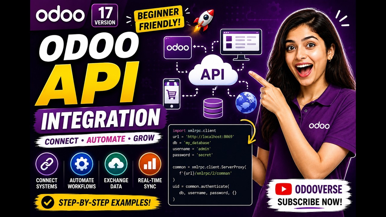Odoo API Integration Explained | Beginner Friendly Guide