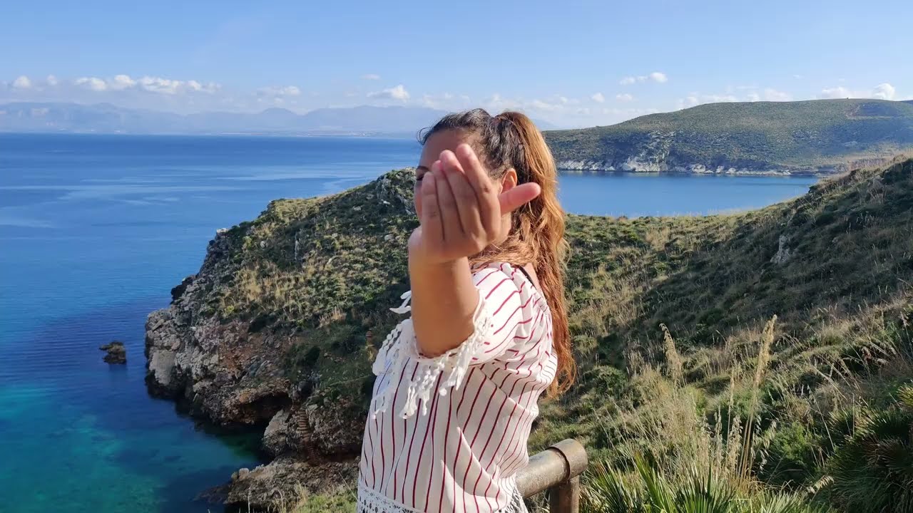 Cala Rossa/Cala Bianca ,Sicily- Italy- Amazing wonder of nature/ 4K