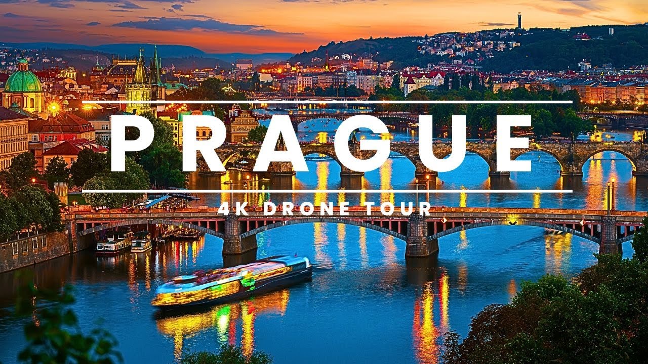 Prague, Czech Republic 🇨🇿 4k | Drone footage