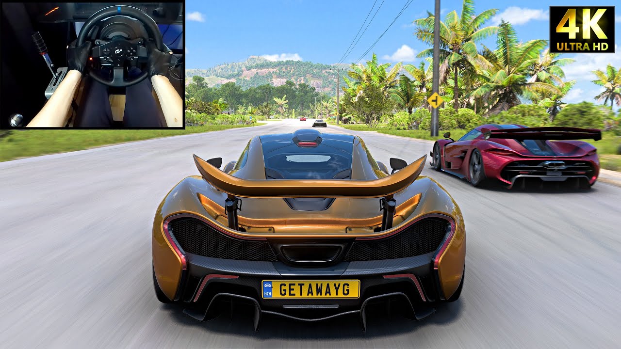 McLaren P1 (Goliath Race) - Forza Horizon 5 | Thrustmaster T300RS Gameplay