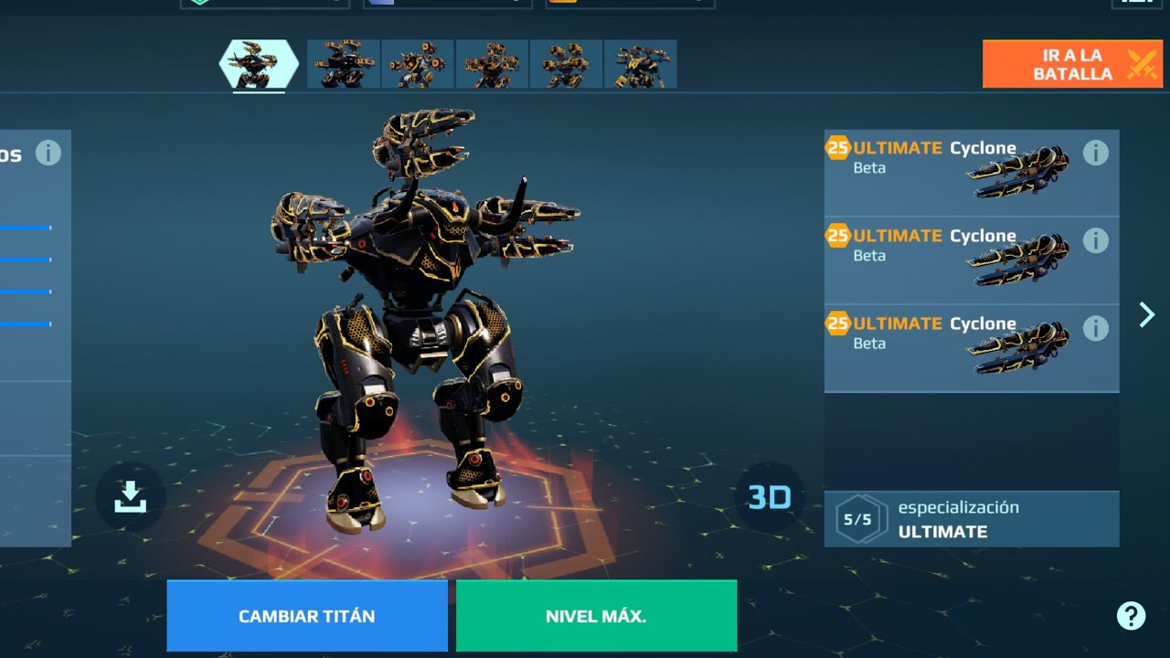 Ultimate Minos Cyclone War Robots