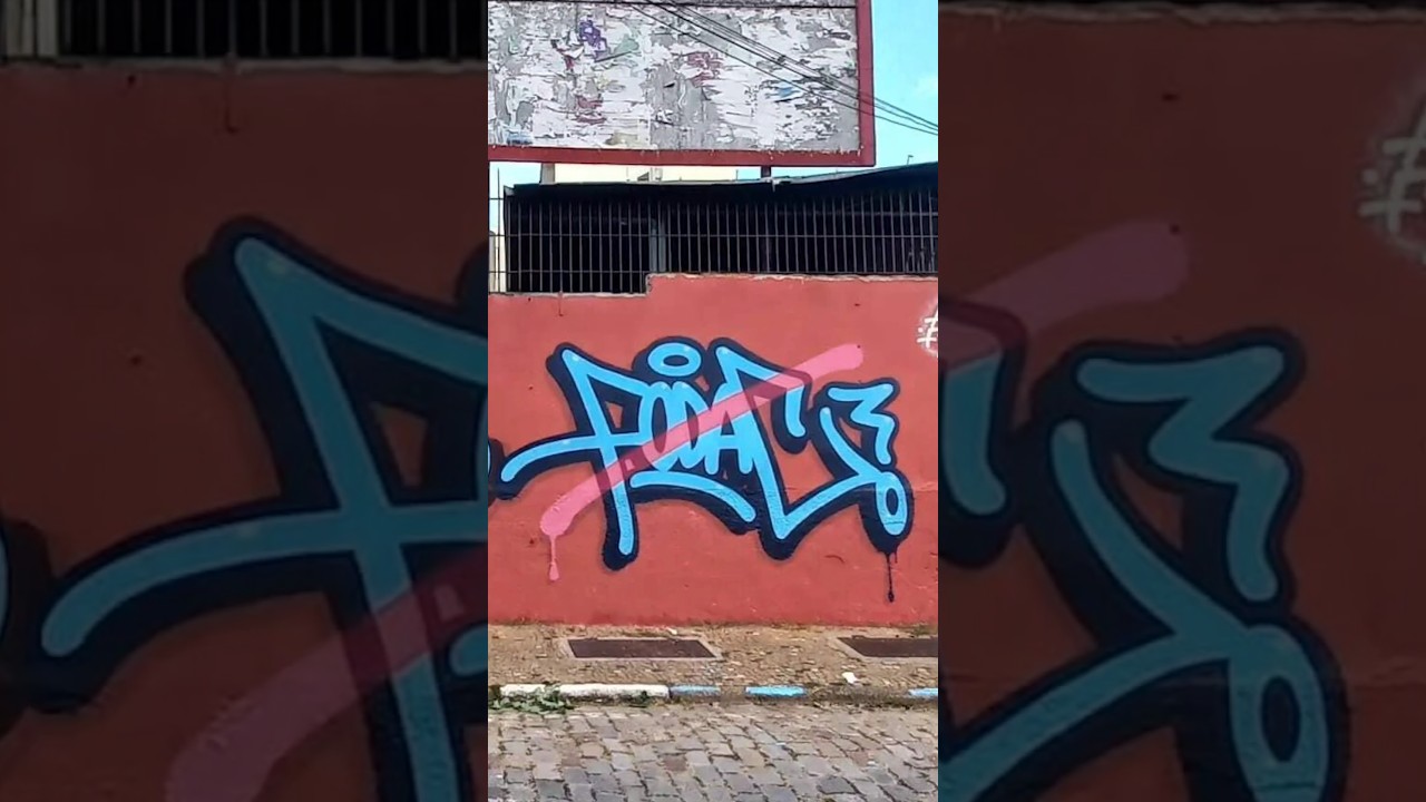 SUPER CLEAN GRAFFITI PIECE 🧼 #graffitiart #graffiti #shorts