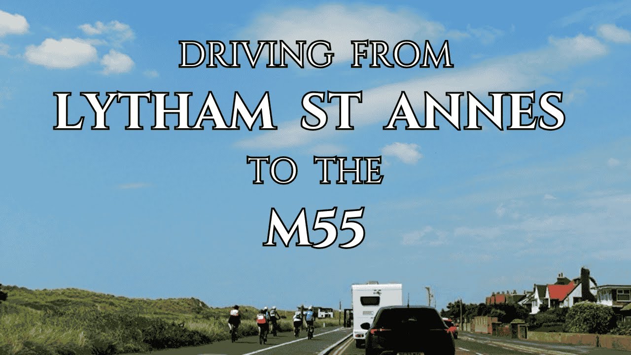 🚗🚗Driving from LYTHAM ST ANNES to the M55 towards PRESTON Lancashire🚗🚗