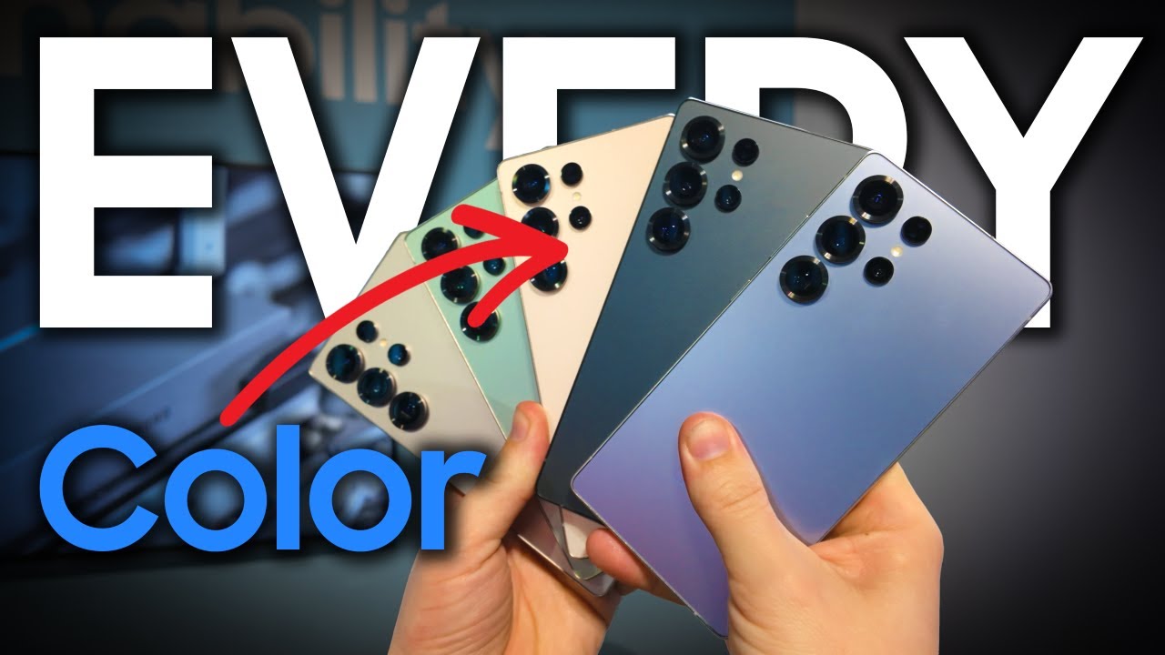 HANDS ON with EVERY Color of the Galaxy S25!