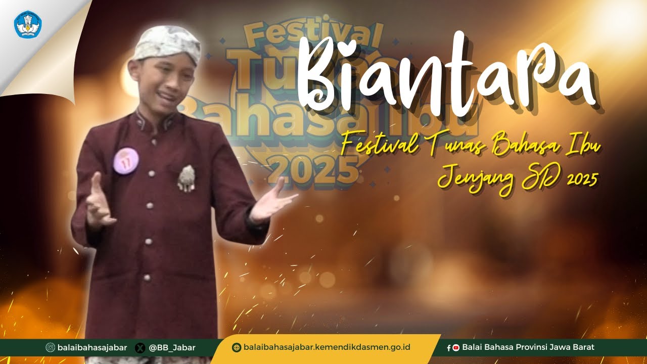 Pemenang I Biantara Kategori Putra Jenjang SD,  FTBI Jawa Barat Tahun 2025