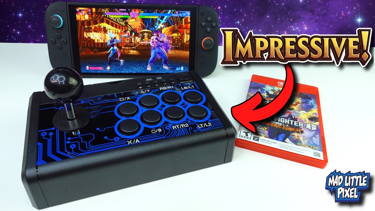 Этот ДЕШЕВЫЙ аркадный джойстик для Switch 2 меня ВПЕЧАТЛИЛ! (Обзор универсального файтинг-джойсти...