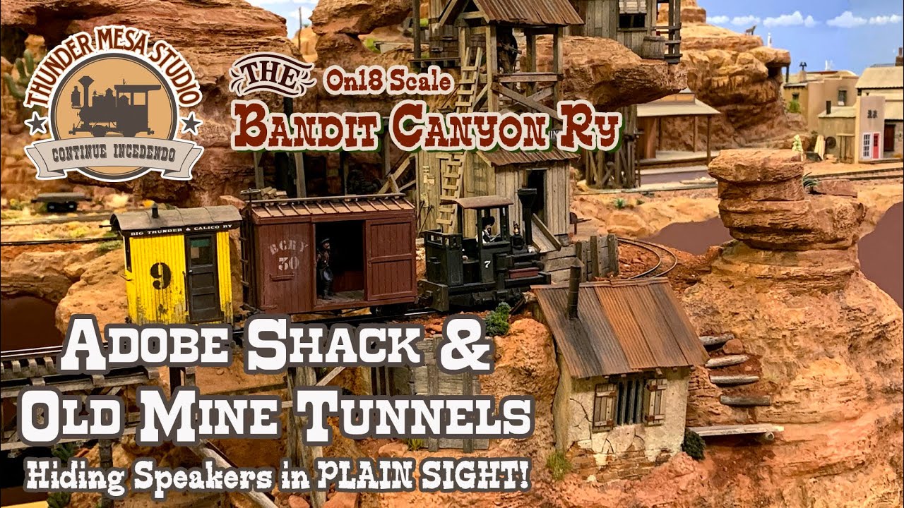 Adobe Shack & Abandoned Mine Tunnel | Bandit Canyon Railway