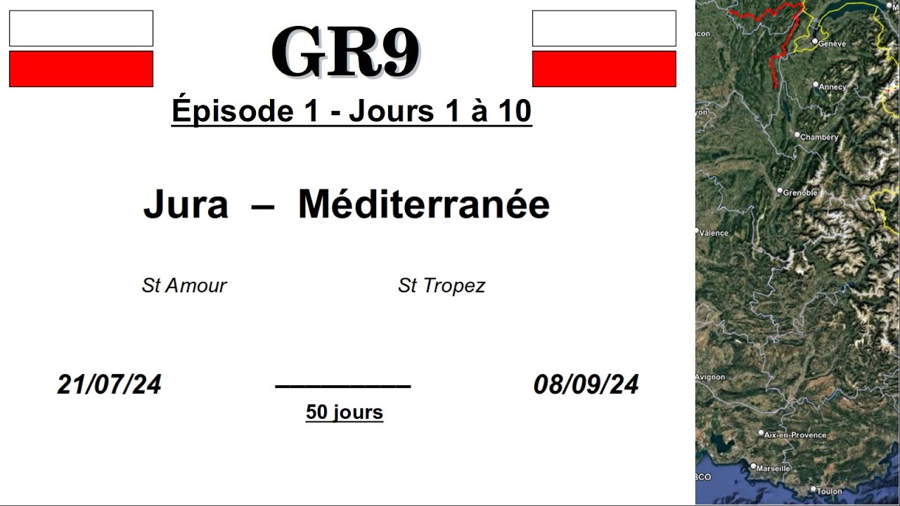 GR9, grande marche 50 jours par Lucas - &Eacute;pisode 1 - Jours 1 &agrave; 10