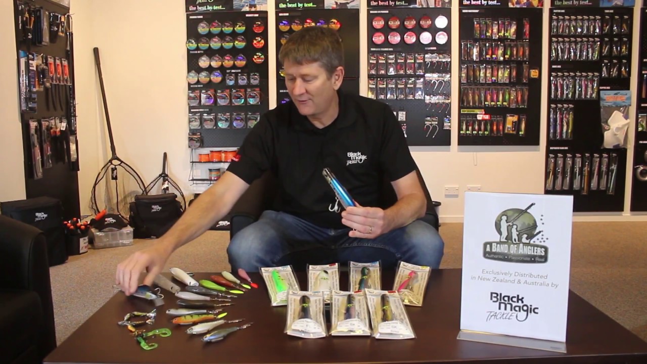 'Black Magic Tackle' and 'A Band Of Anglers' by Patrick Sebile