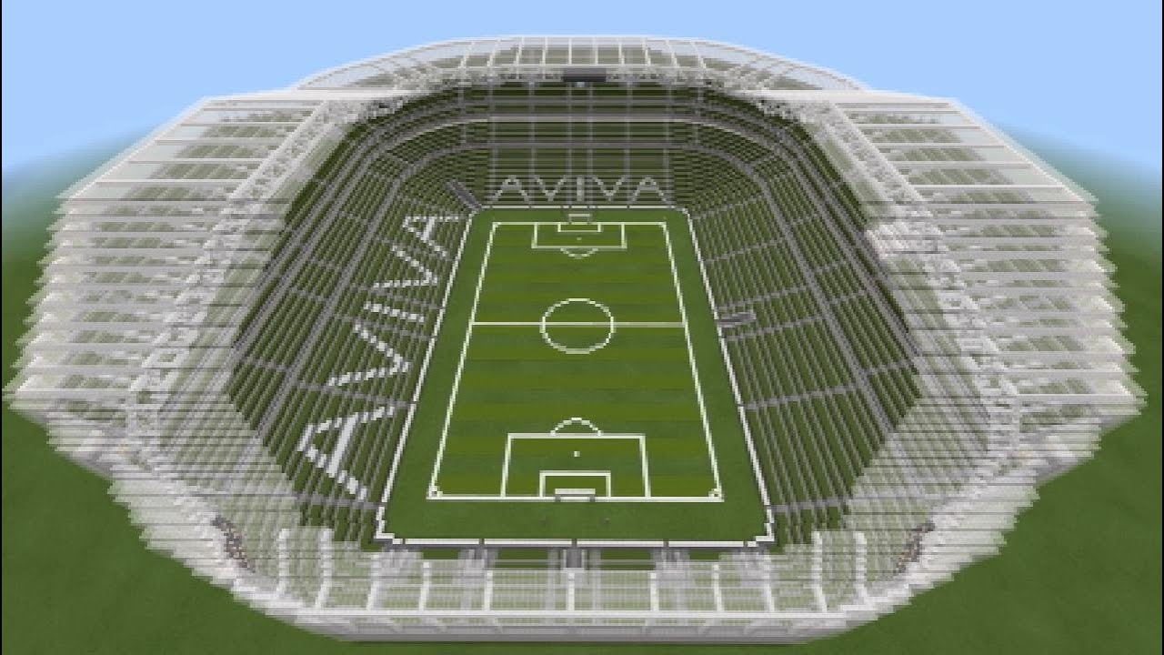 Minecraft stadium showcase - Aviva Stadium