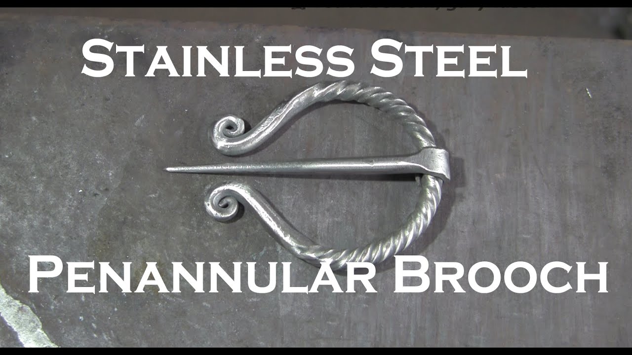 Stainless Steel Penannular brooch