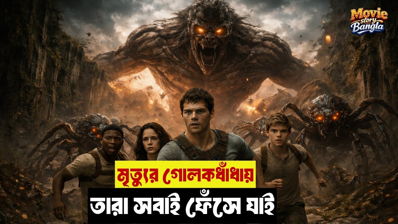 মৃত্যুর গোলকধাঁধায় তারা সবাই ফেঁসে যায়! Sci-Fi Movie Explain in Bangla | Movie story Bangla 