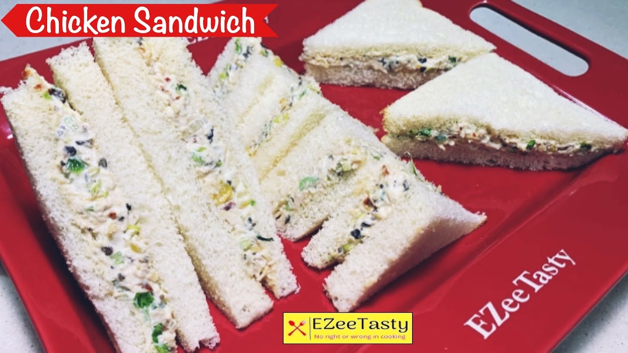 Best Chicken Salad Sandwich recipe | Cold Chicken Sandwich recipe | EZeeTasty