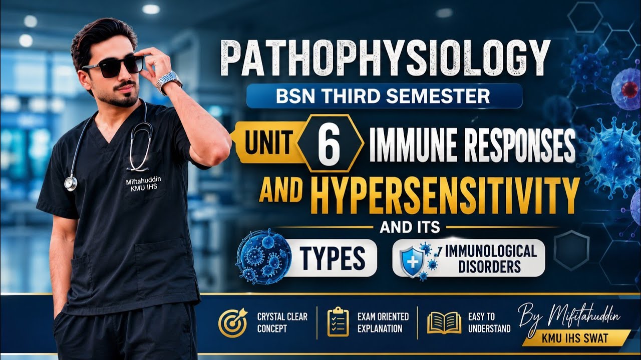 Unit 6: Immune Responses, Hypersensitivity, and Immunological Disorders by Miftah KMU IHS Swat