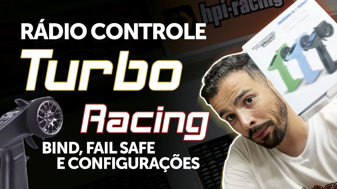 R&aacute;dio controle &ldquo;Turbo Racing&rdquo; configura&ccedil;&atilde;o total