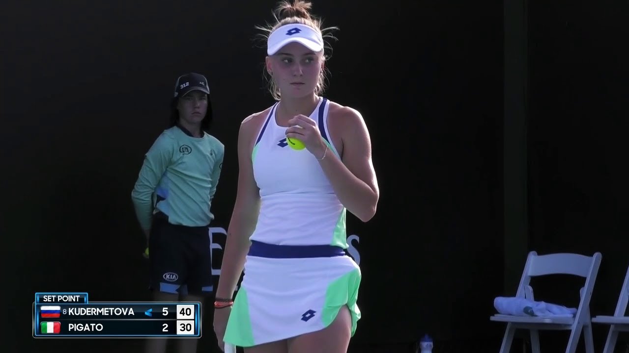 Kudermetova Polina v Pigato Lisa - 2020 Melbourne
