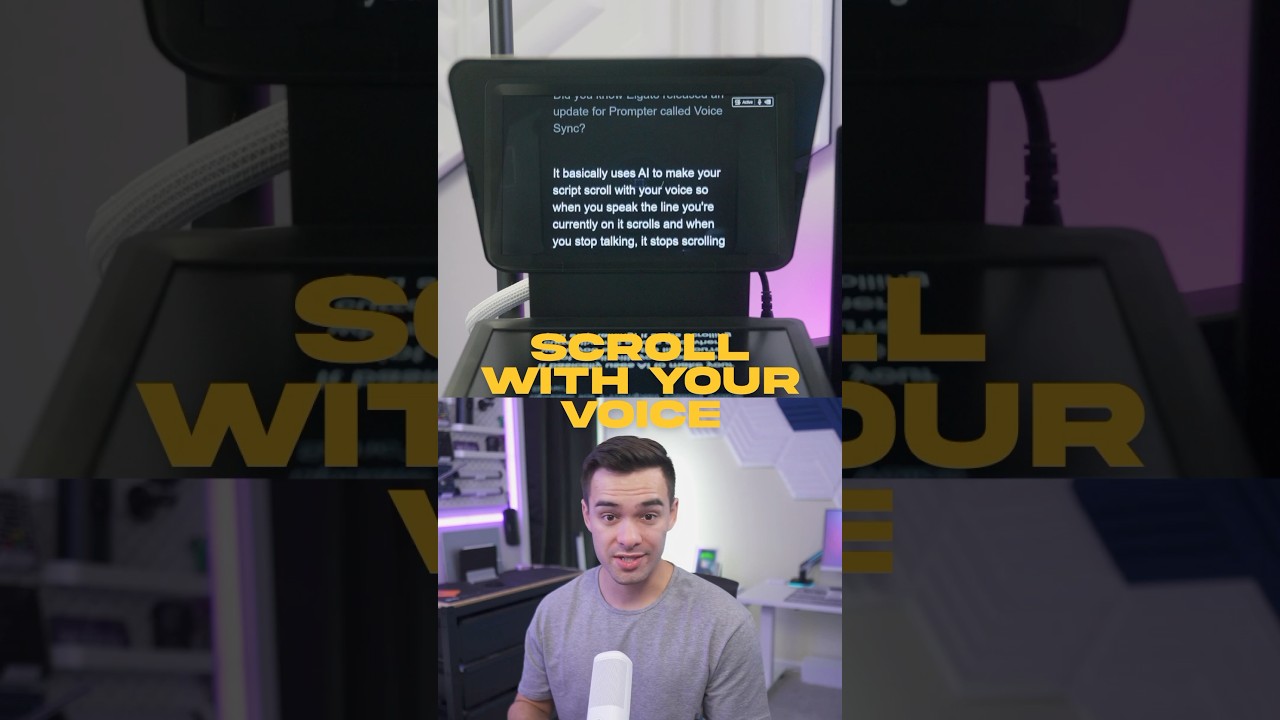 Elgato Prompter 🤝 AI 🤖 Voice Sync Update #ElgatoPartner