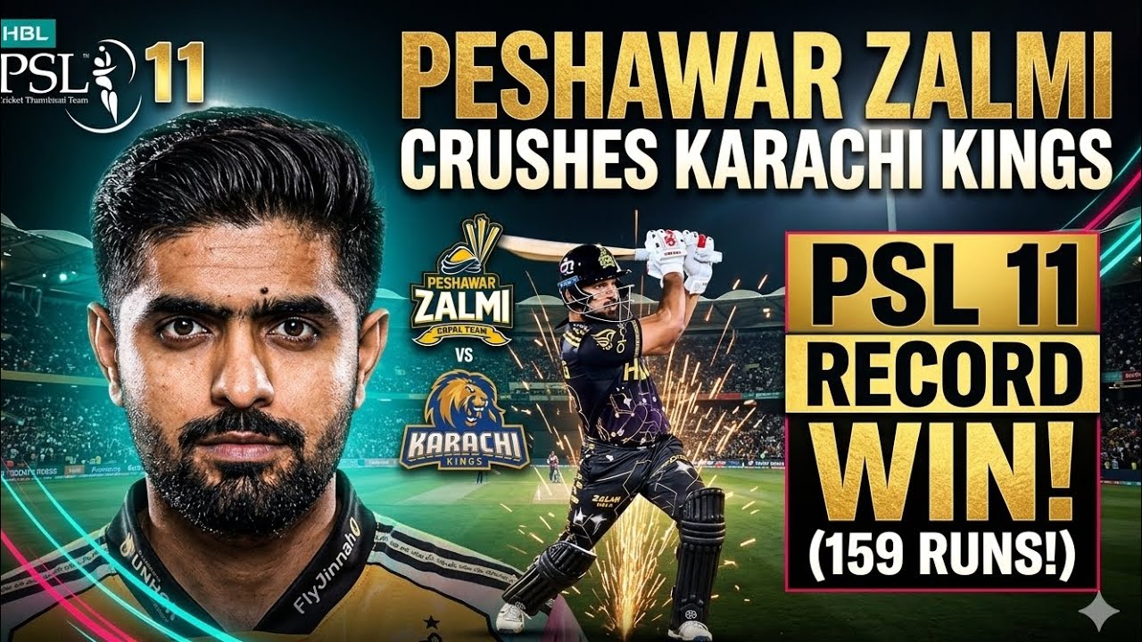 Peshawar Zalmi vs Karachi Kings PSL 11 Full Match Highlights | Zalmi Won! ⚡