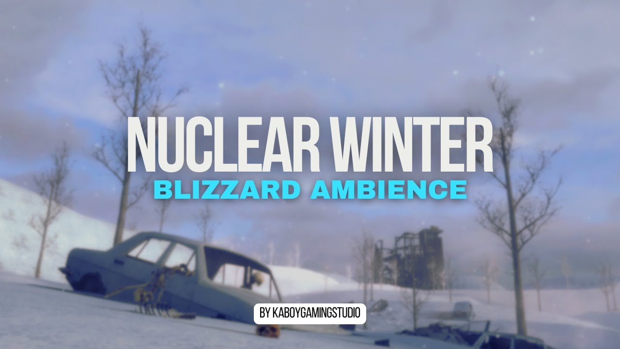 1 Hour of Nuclear Winter Ambience – Post-Apocalyptic Frozen Wasteland Soundscape. #christmas