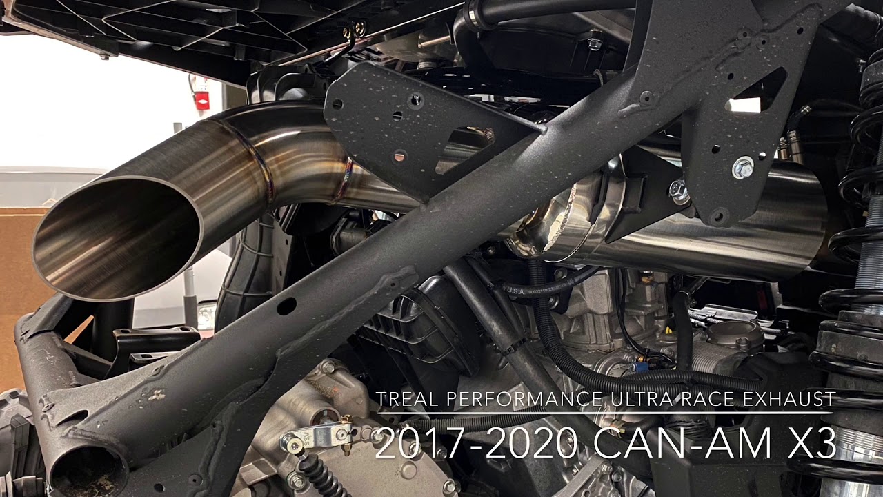 Treal Performance 2017 - 2020 Can-Am X3 Ultra Race Exhaust