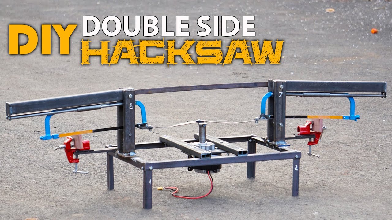Automatic Double Hacksaw Project | Mechanical Projects Ideas