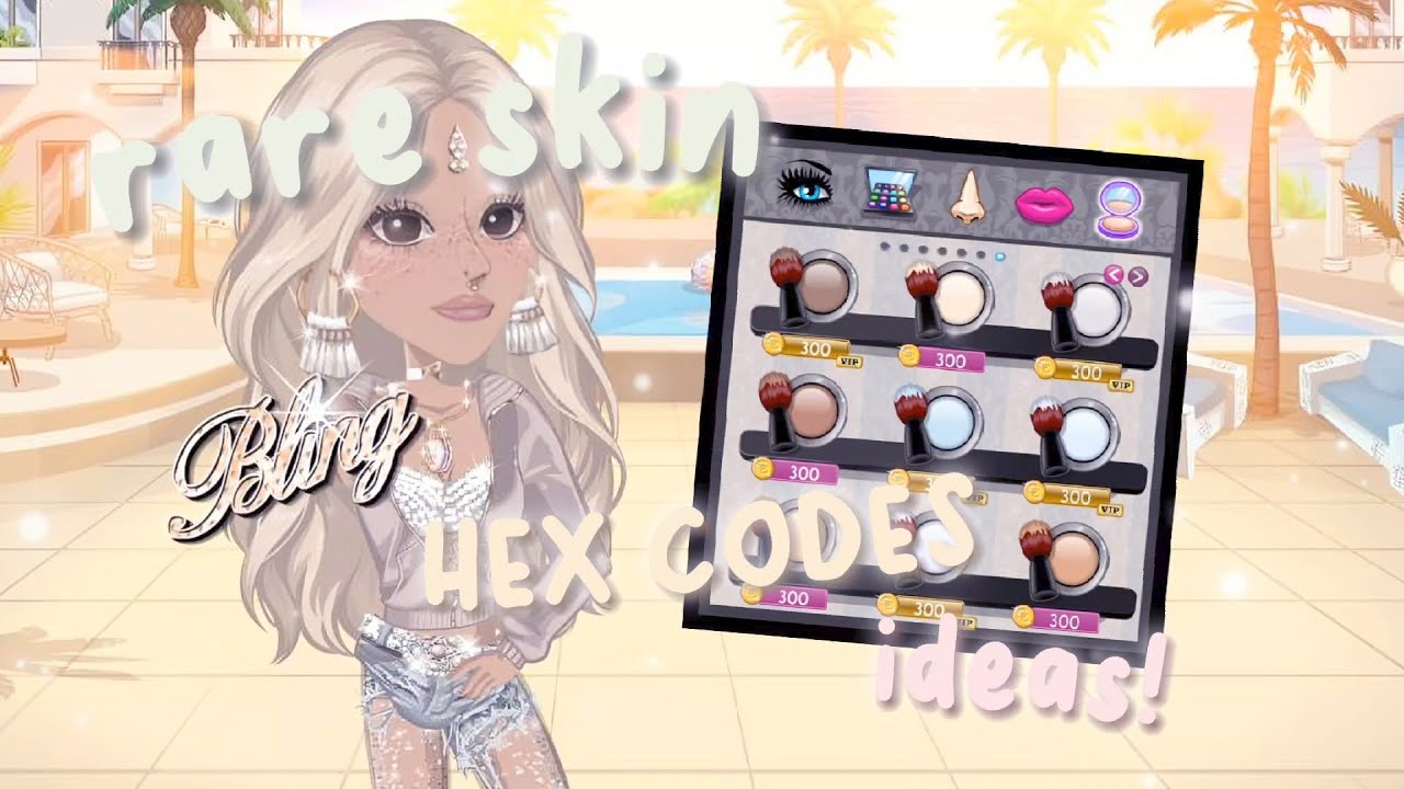 MSP RARE SKIN HEX CODES IDEAS
