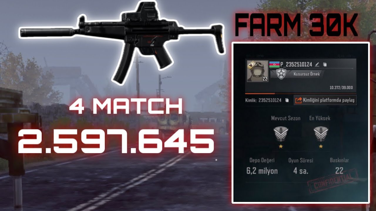 NEW ACCOUNT PART 2 | MP5 DUM DUM Farm30K | Arena Breakout