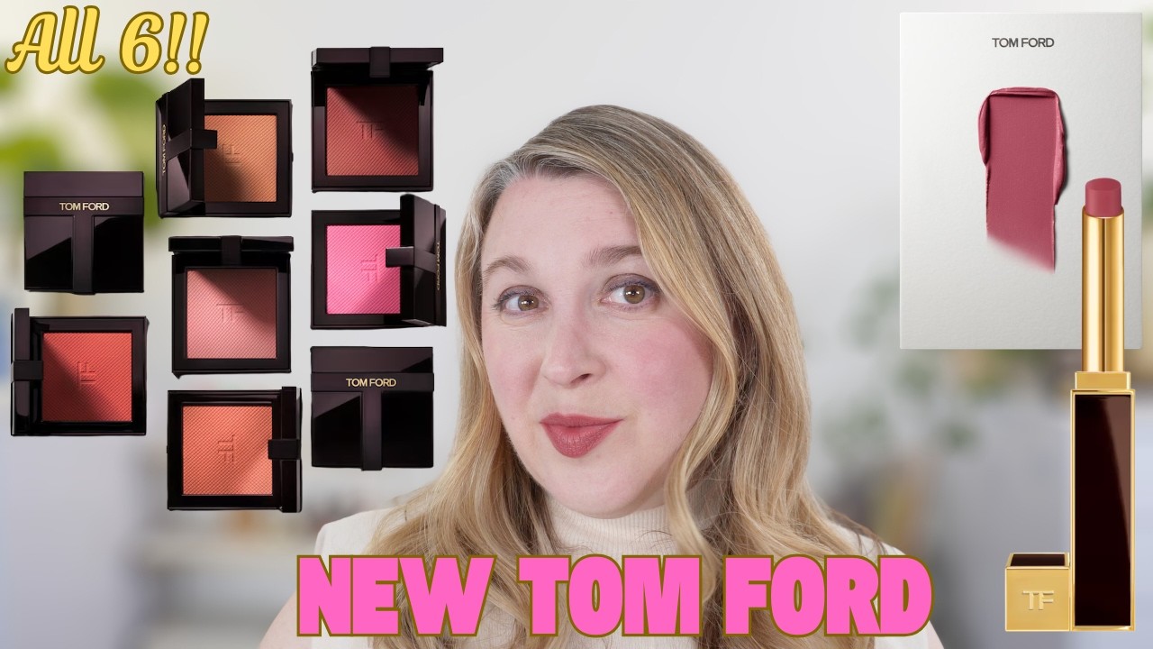 TOM FORD Architecture Soft Matte Blushes & Runway Stylo Matte Lipstick: Swatches, Demos, Comparisons