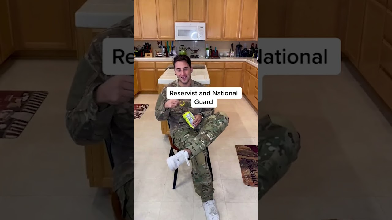The Reservist And National Guard #shorts