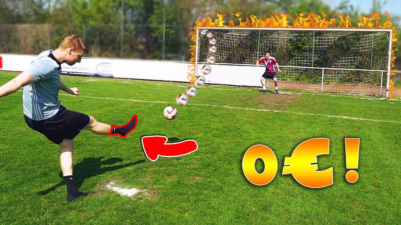 0 € SCHUHE vs. 250 € SCHUHE - FUßBALL CHALLENGE !