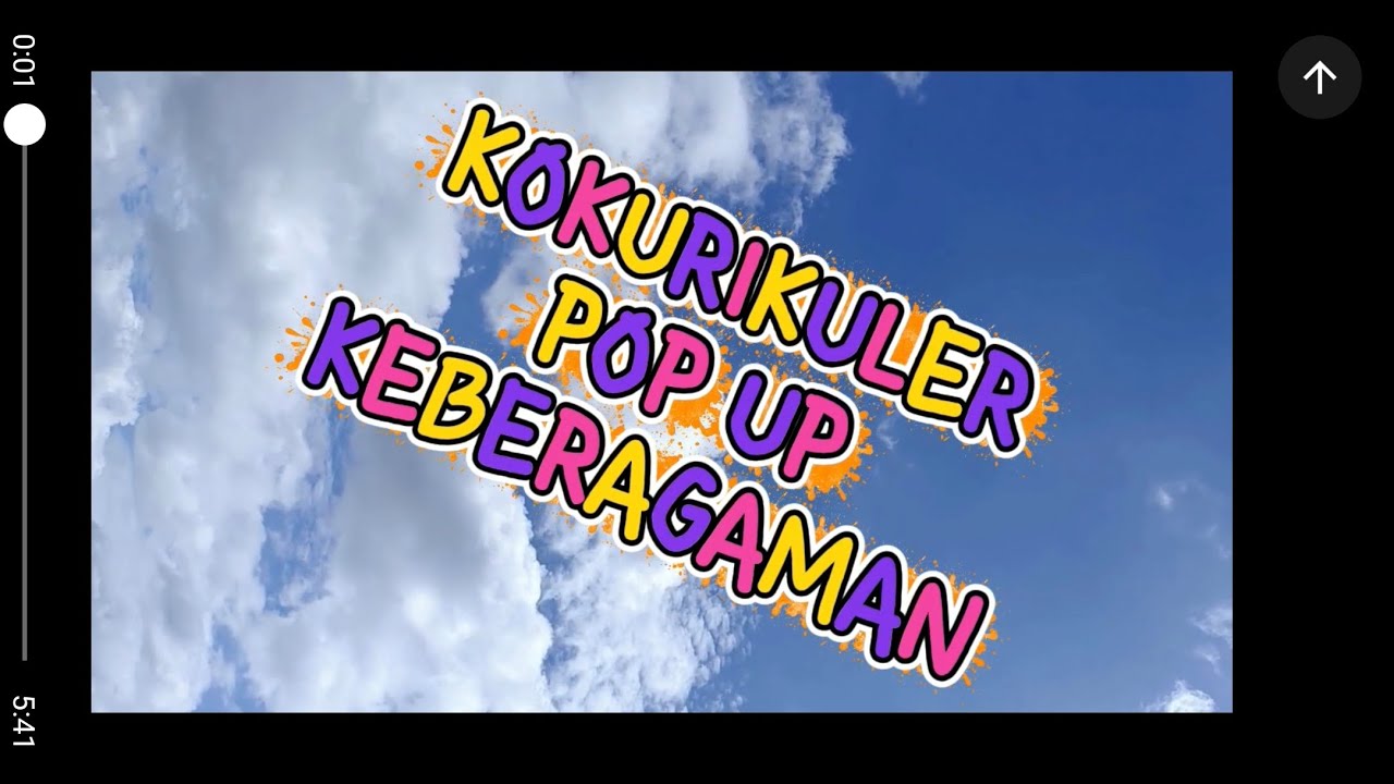 Kokurikuler Kelas 3 Membuat Pop UP Keberagaman