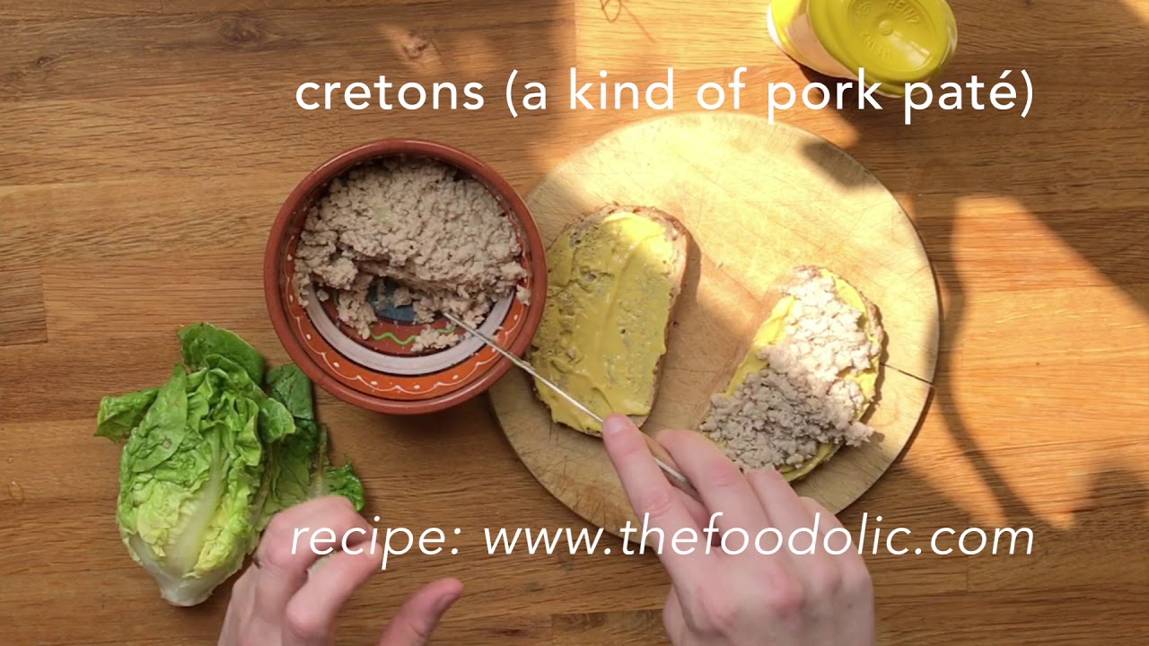 Cretons sandwich