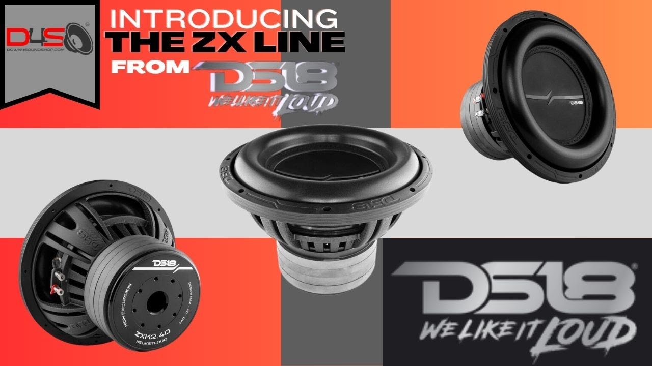 DS18 IS COMING IN HOT WITH THE NEW ZX LINE OF SUBS!!