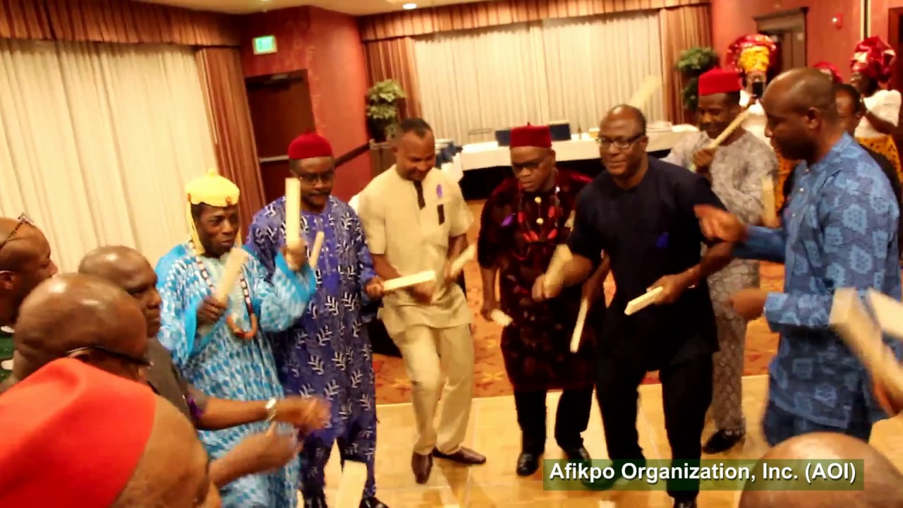 Afikpo Men Present a Cultural Music and Dance Titled Janarabu at 2015 Iriji Festival