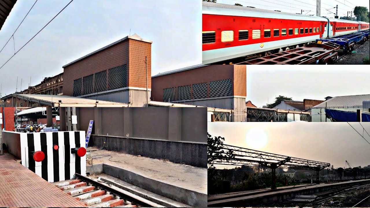 Platform No.15 and Platform No.16 of Howrah Station. New Delhi Howrah Duronto Express..