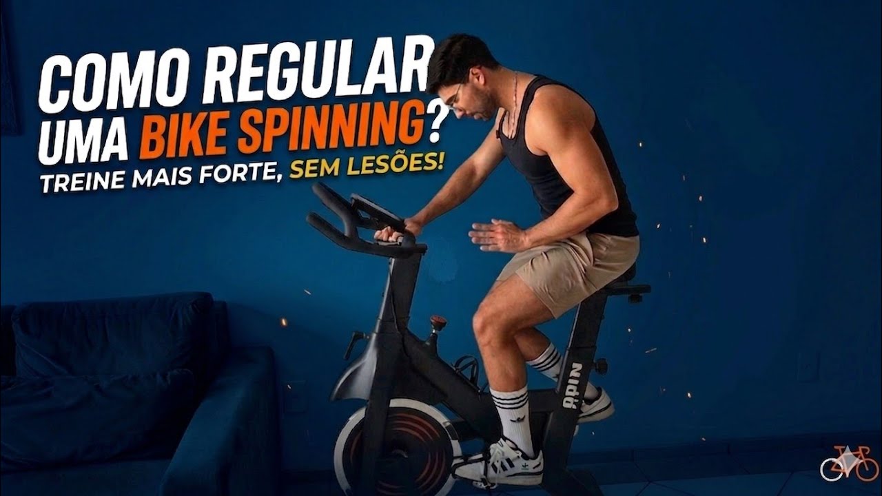 Como regular uma bicicleta ergométrica? Bike de spinning, air bike, etc.