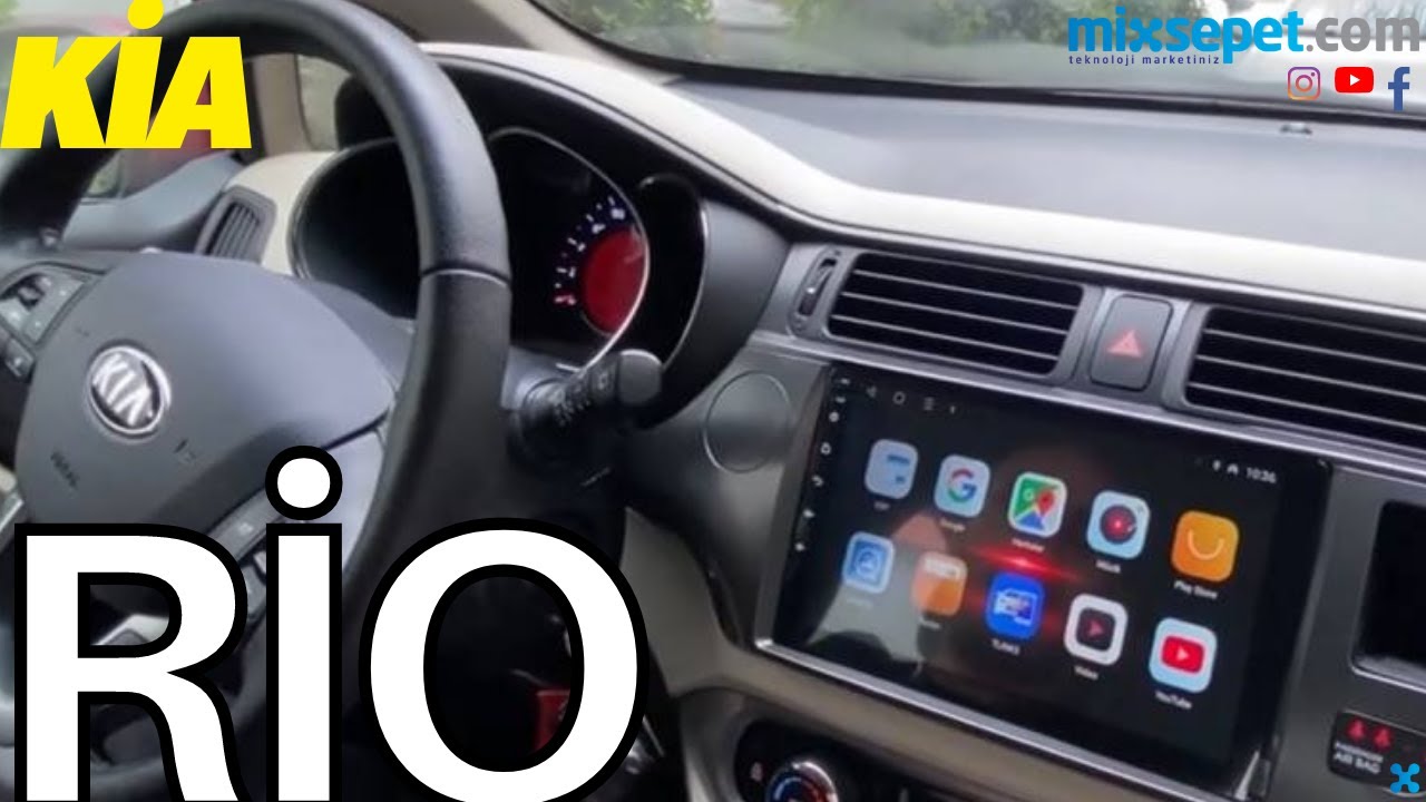 KİA RİO (2015-2016) ANDROİD MULTİMEDYA SİSTEMİ !! #kia 22-422