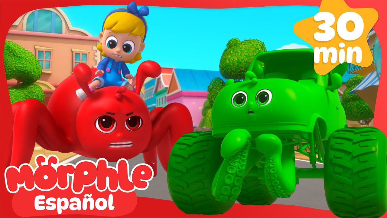 Morphle y Mila VS Orphle camión monstruo 😮 Morphle en Español | Caricaturas para Niños