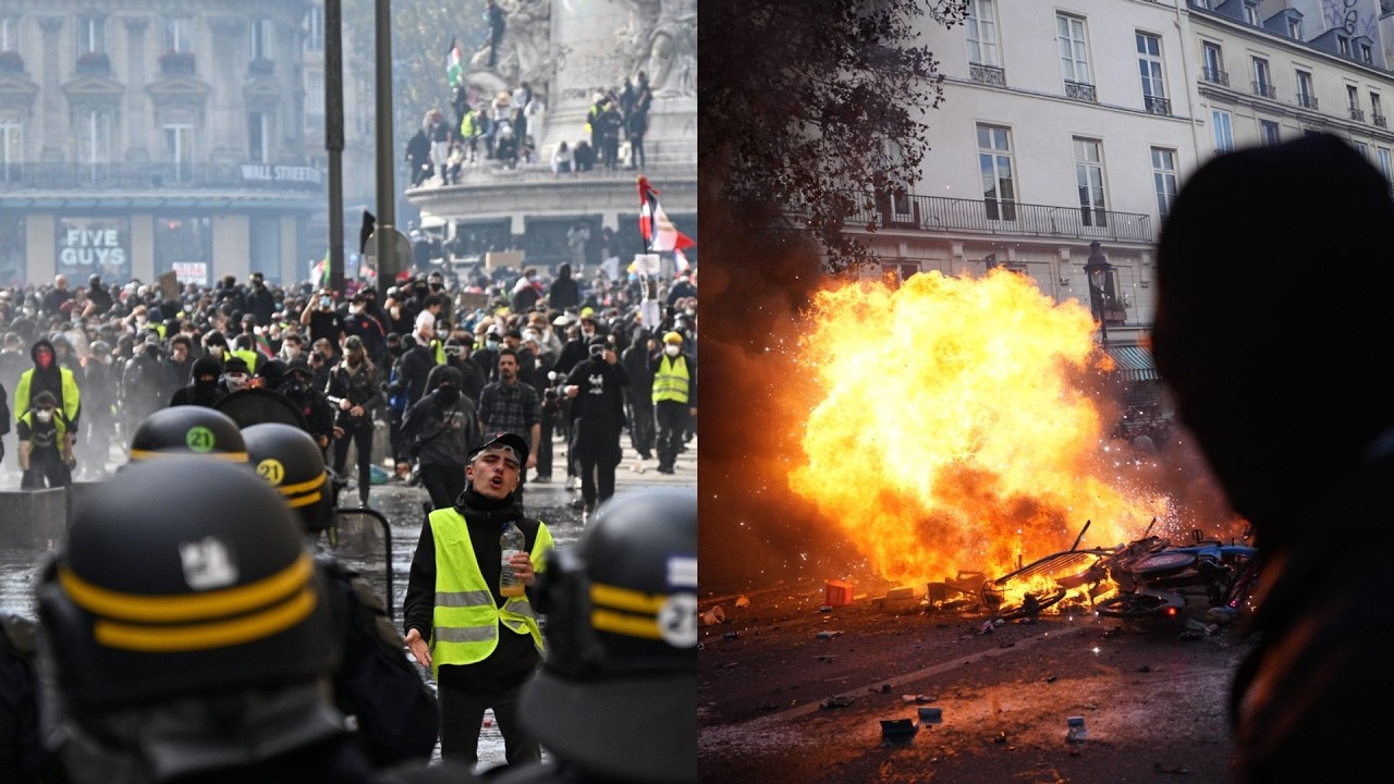 &lsquo;Ungovernable&rsquo;: French far left blamed for violent riots