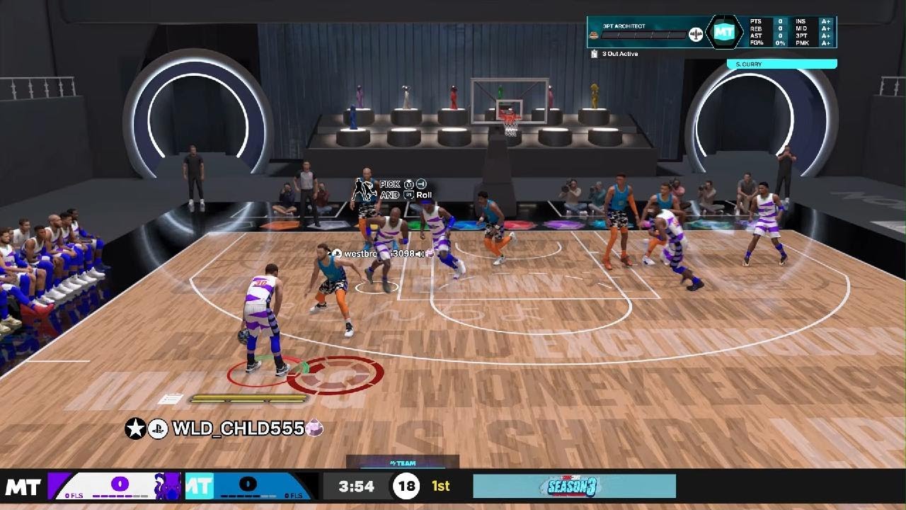 I put up.22 points. In one quarter.With Stephen. Curry on 2K 26. 22 points in four minutes.