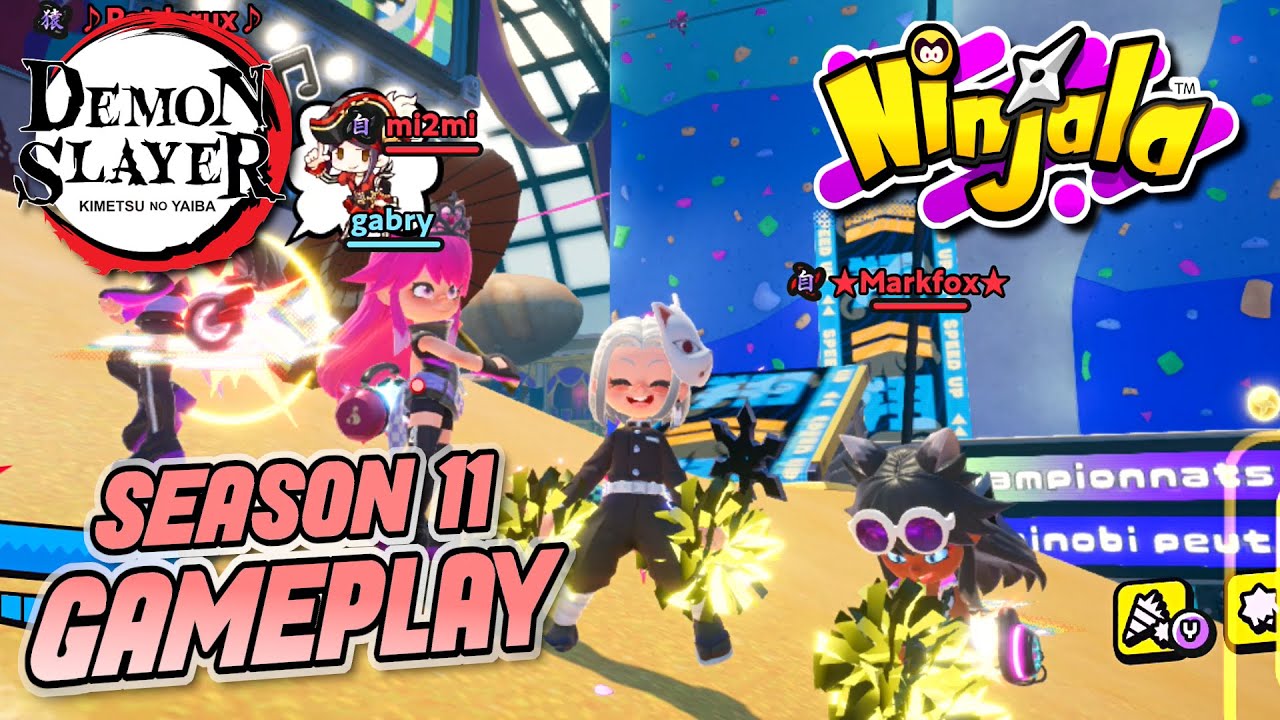Ninjala - [Team Battle] - [Demon Slayer] - (Season 11 Gameplay) #45