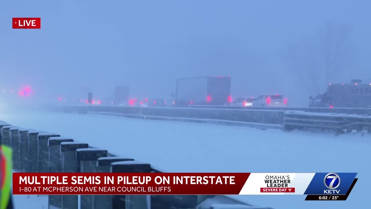 Interstate 80 closed after crash in Council Bluffs