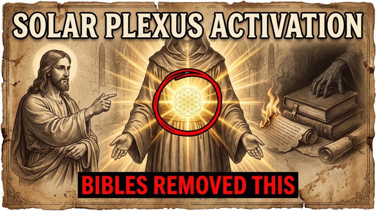 Jesus Taught The Solar Plexus Activation — Why Every Bible Removed This Teaching